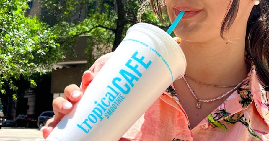 FREE Full-Size Tropical Smoothie w/ Any Purchase
