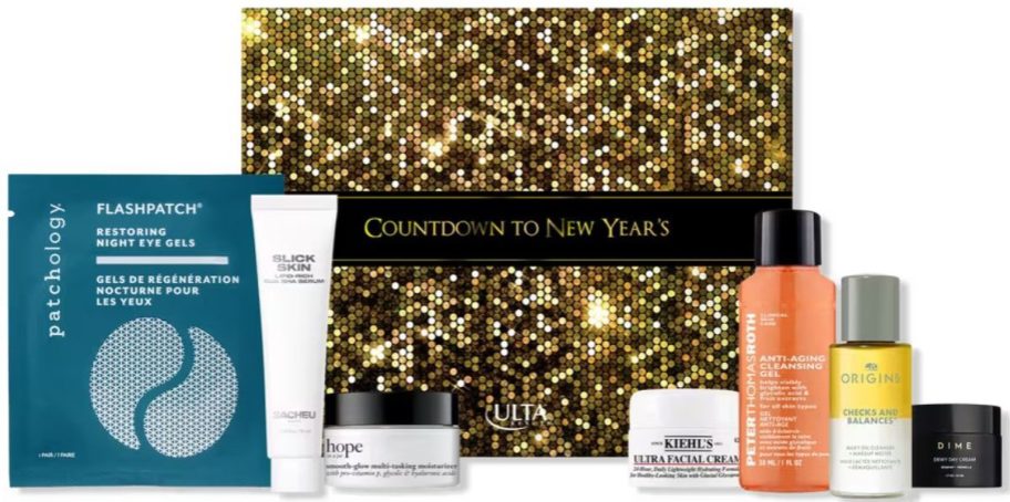 Stock image of Beauty Finds by ULTA Countdown To New Year's Set