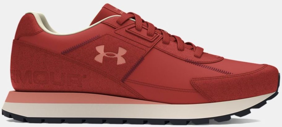Stock image of a men's under armour running shoe