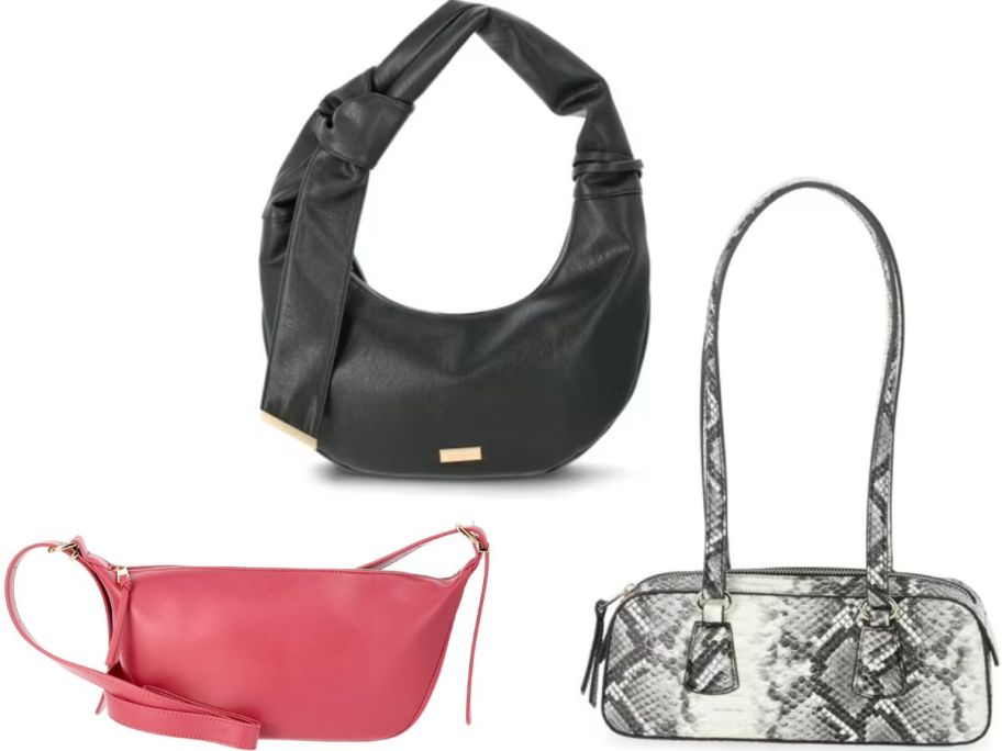 stock images of 3 Walmart purses