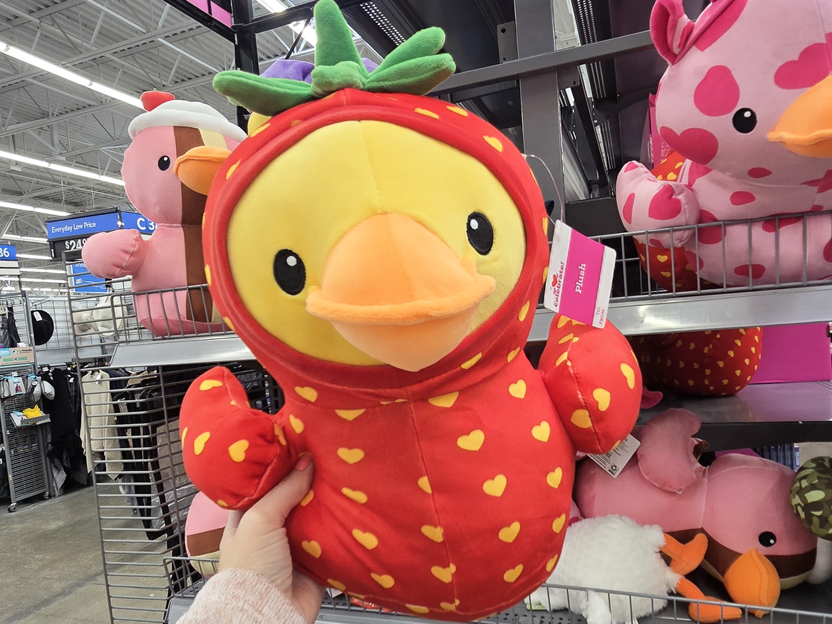 Valentine’s Day Duck Plush Just $10 at Walmart