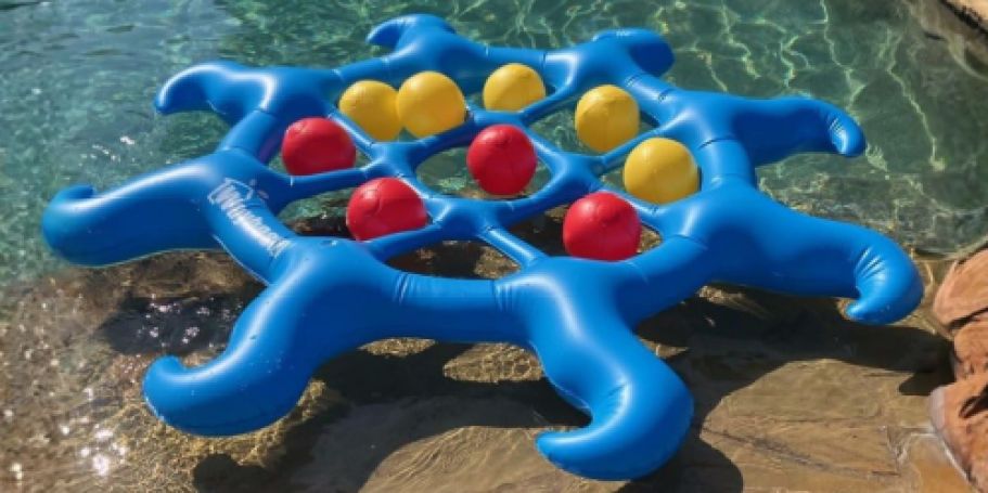 Inflatable Tic-Tac-Toe Pool Game Only $14.60 Shipped for Prime Members
