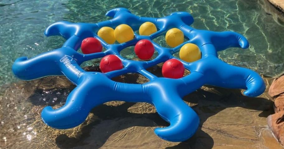 Waybesty Inflatable Pool Toys Game Set in pool