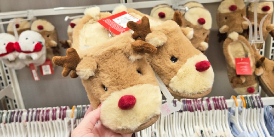 Target Christmas Slippers from $6 – Today Only