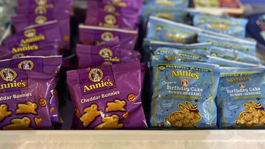 individual snack packs of annies crackers