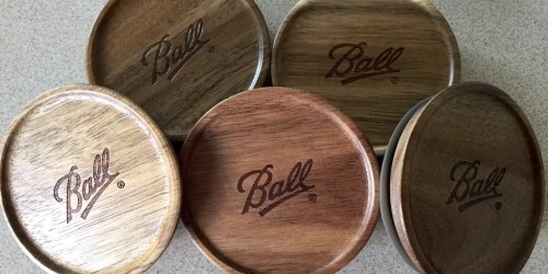 Ball Self-Sealing Wooden Lids 5-Pack Just $5.56 on Amazon