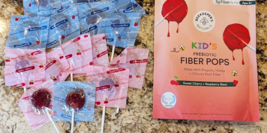 Beekeeper’s Naturals Kids Prebiotic Fiber Lollipops 15-Count Only $6.99 Shipped on Amazon (Reg. $11)