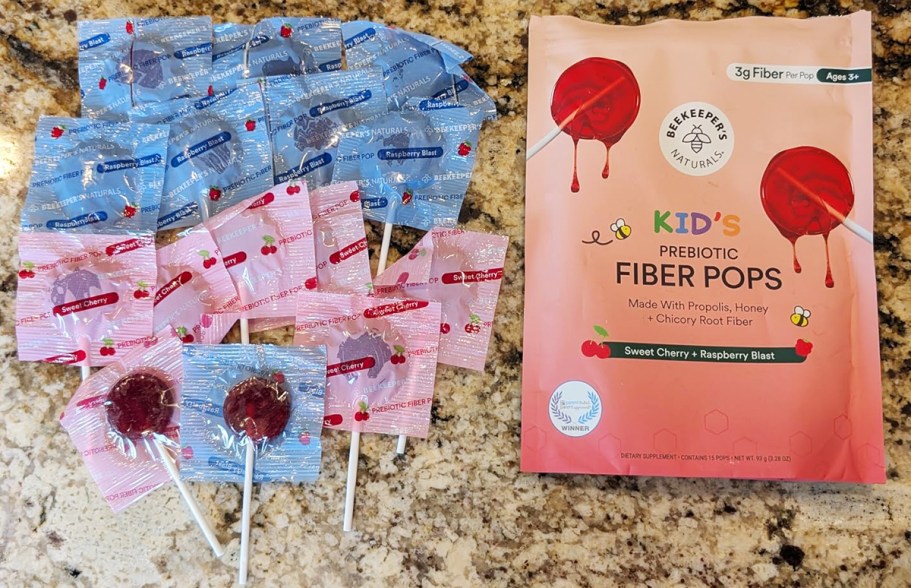 Beekeeper’s Naturals Kids Prebiotic Fiber Lollipops 15-Count Only $6.99 Shipped on Amazon (Reg. $11)