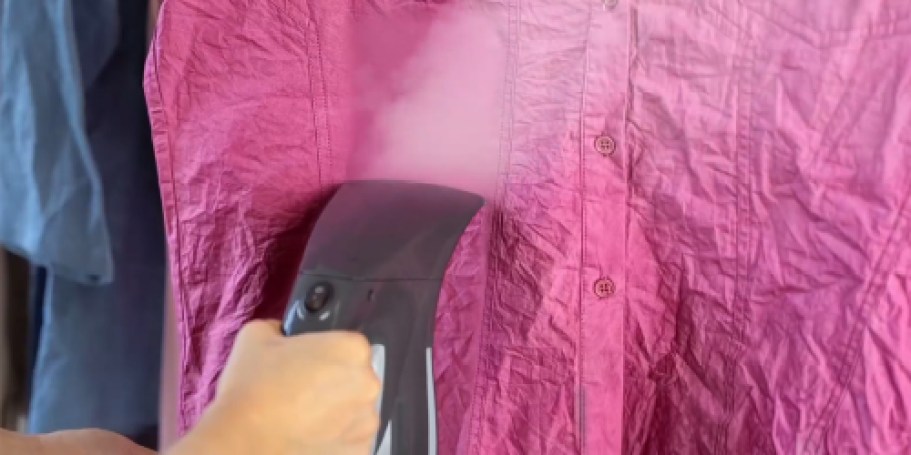 Handheld Clothes Steamer Just $14.99 on Amazon (Reg. $28)