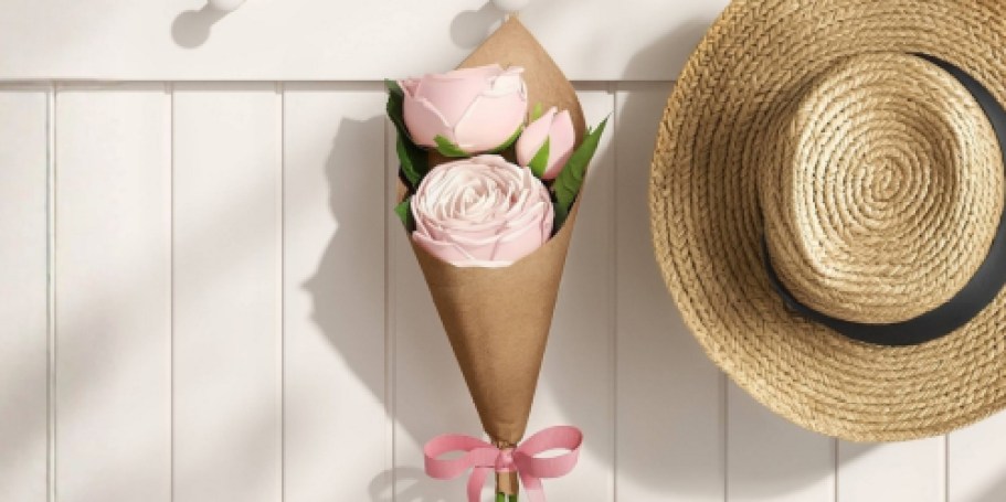 NEW at Target! Wrapped Floral Bundles Just $15 (Perfect Mother’s Day Gift)