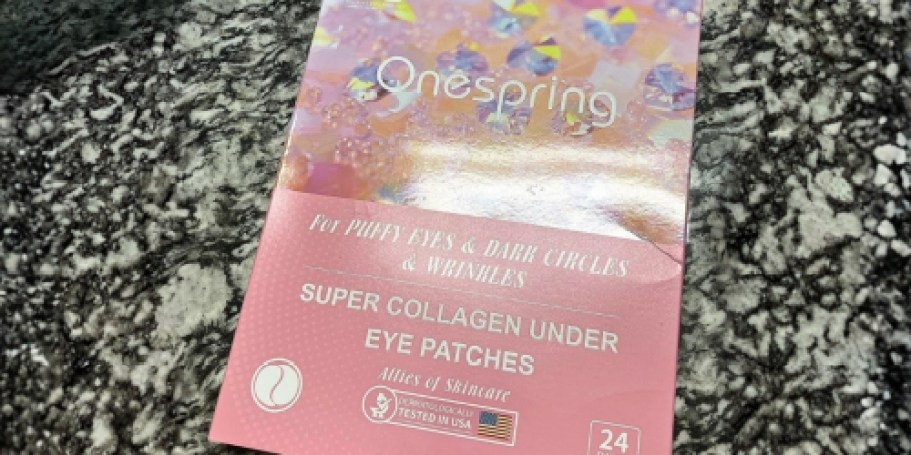 Collagen Under-Eye Patches 24-Pack Just $6.39 Shipped on Amazon