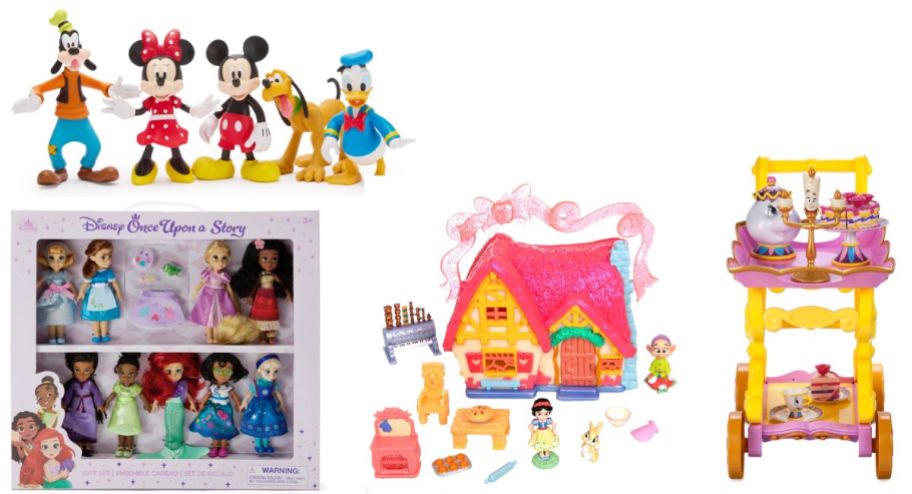 display of disney toys on stock images