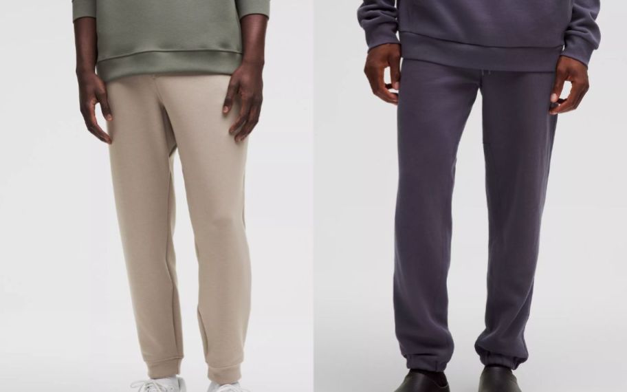 two different kinds of jogggers for men