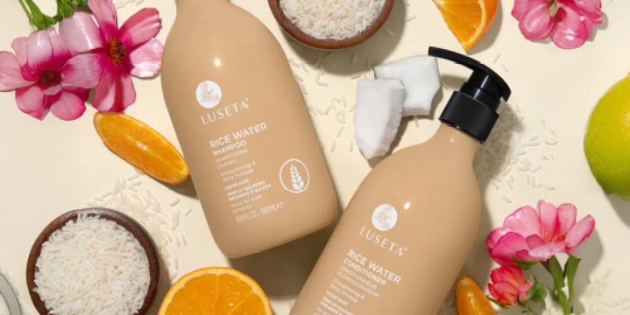 Luseta Rice Water Shampoo + Conditioner Set Only $19.79 Shipped on Amazon (Reg. $38!)