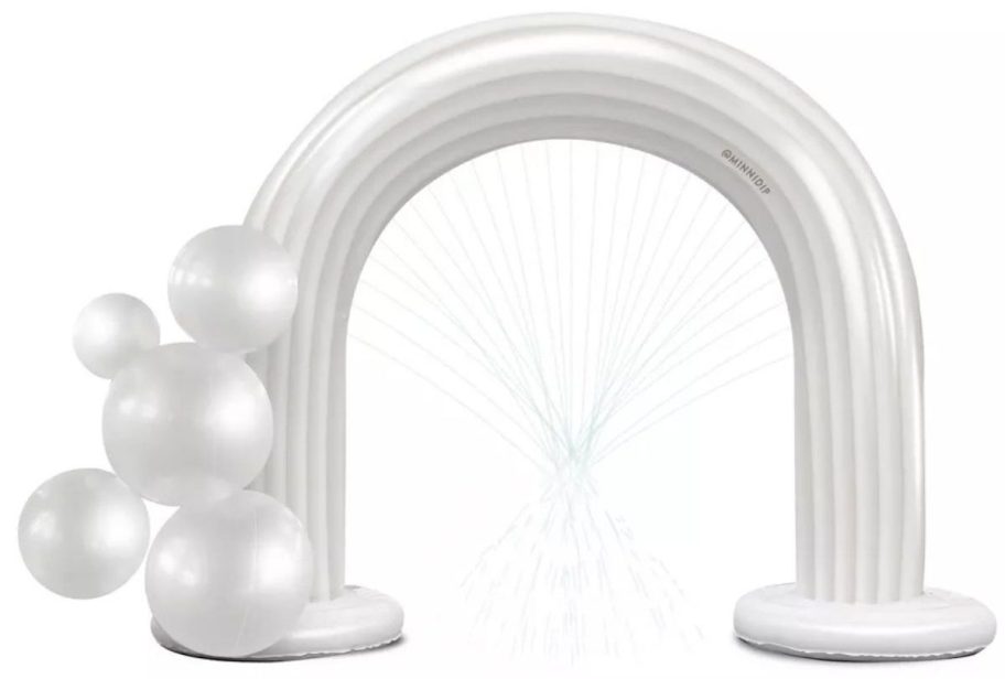white arched sprinkler