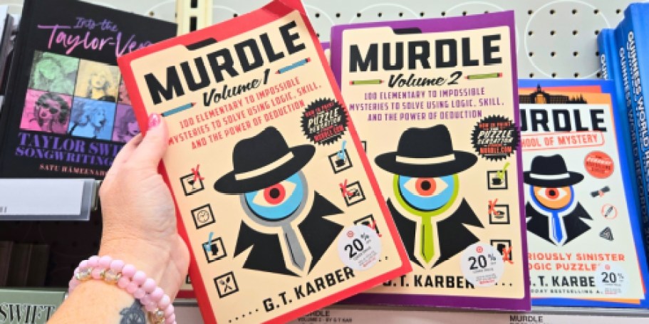 Solve Your Next Mystery! Popular Murdle Puzzle Books from $9 on Amazon & Target (Reg. $16)