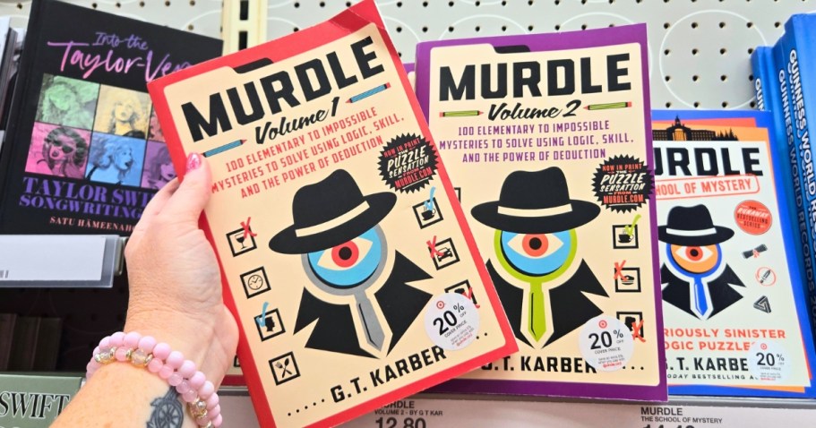 Solve Your Next Mystery! Popular Murdle Puzzle Books from $9 on Amazon & Target (Reg. $16)