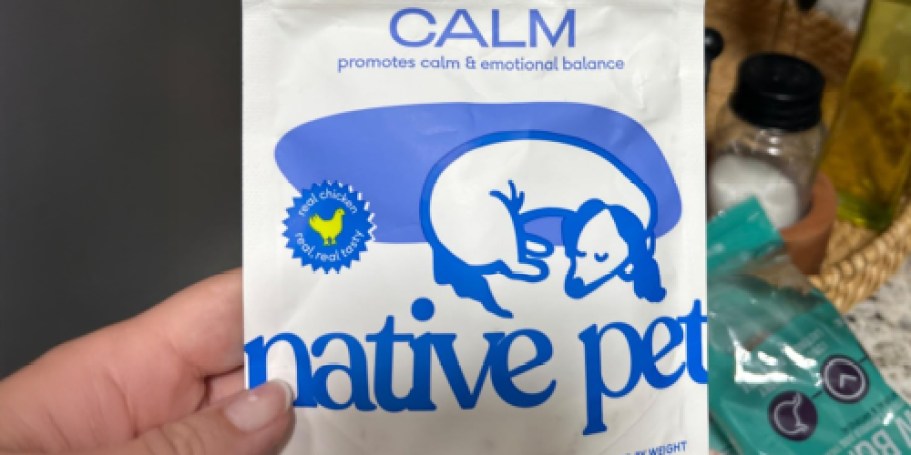 Up to 50% Off Native Pet on Amazon | Calm Chews 30-Count Just $7 Shipped