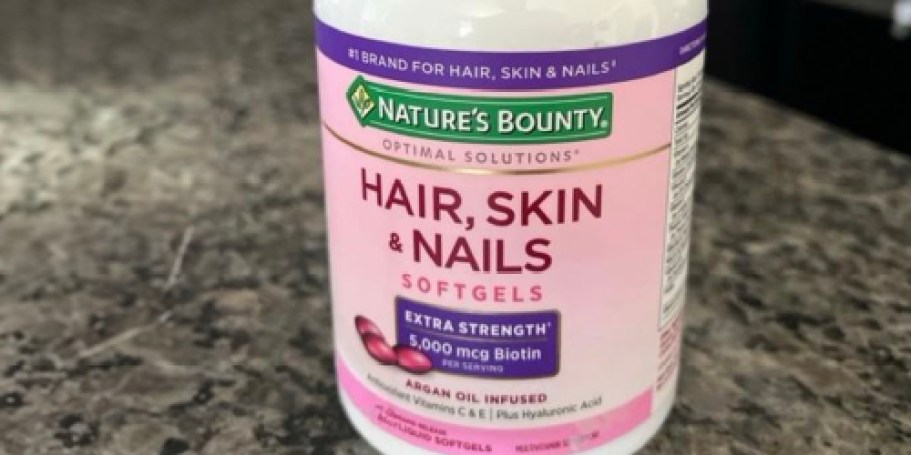 Nature’s Bounty Hair, Skin & Nails 150-Count Only $5.99 Shipped (Reg. $10)
