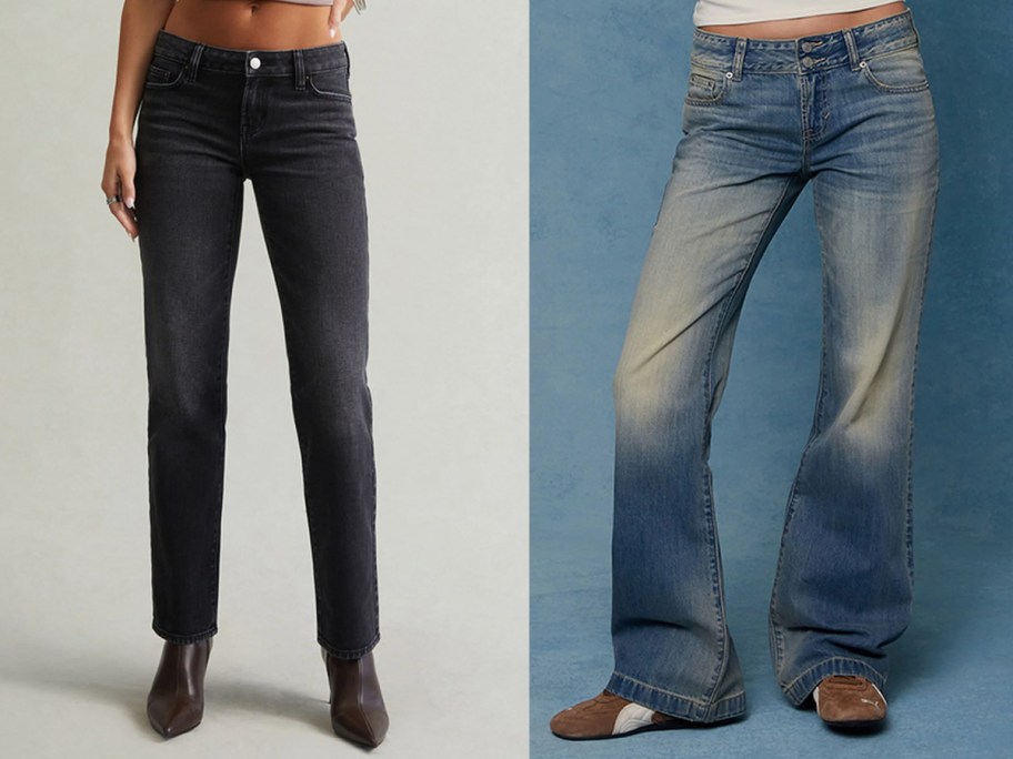 girls wearing jeans