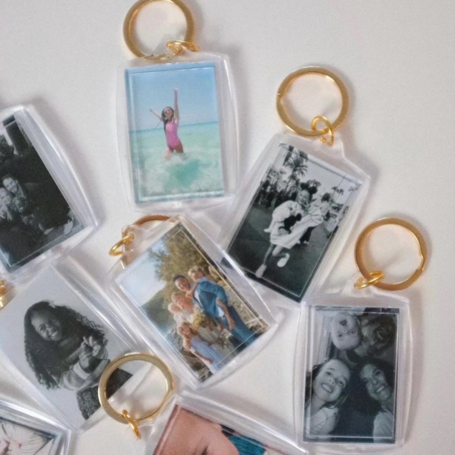 keychain with mini photos