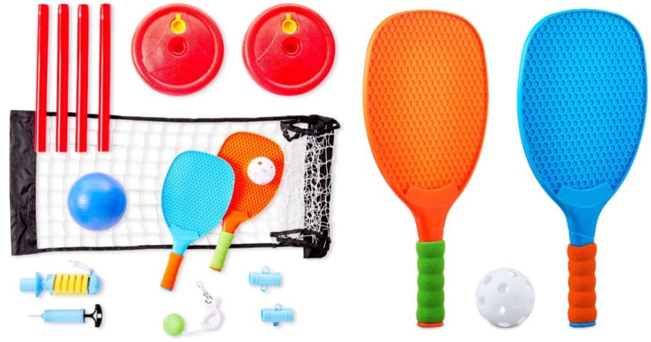 Play Day 3-in-1 Game Set and a Pickleball Set