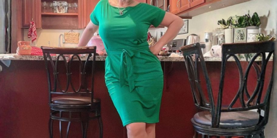 Women’s Tie Waist Dress From $9.99 Amazon (Over 11,000 5-Star Ratings!)