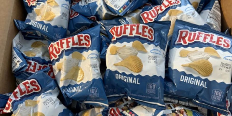 Ruffles Chips 40-Pack Only $13 Shipped on Amazon (Just 33¢ Per Bag)