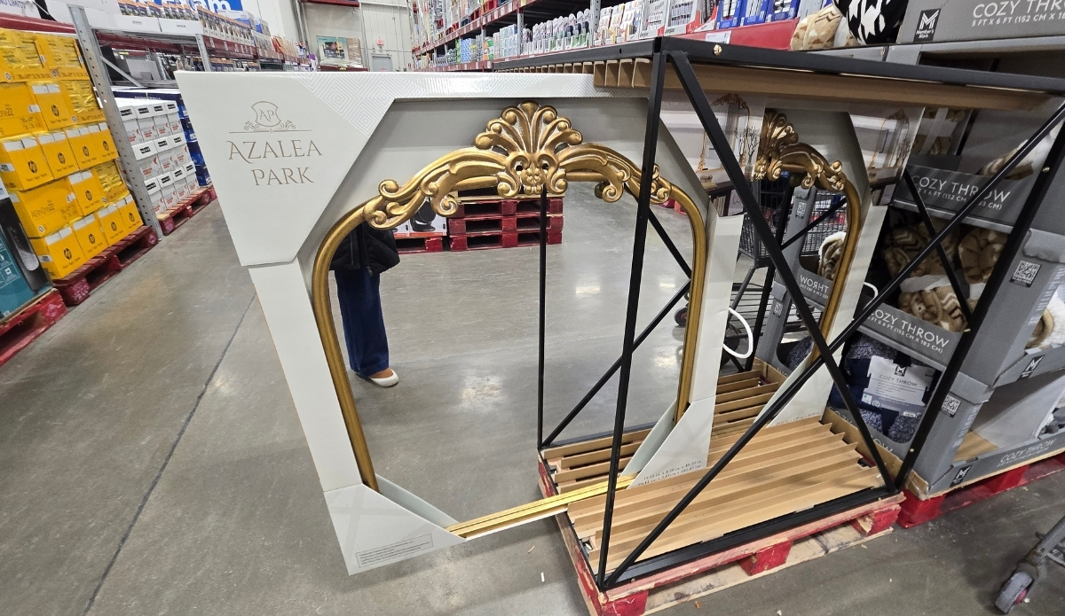 This Gorgeous Mantel Mirror is Just $39 at Sam’s Club (Anthro Vibes for Hundreds Less!)