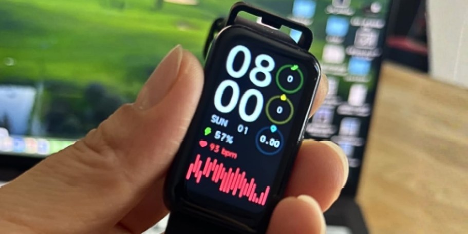 Fitness Smart Watch Only $9.99 on Amazon (Tracks Heart Rate, Sleep, & More)