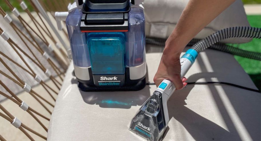 out using stark stain remover on couch 