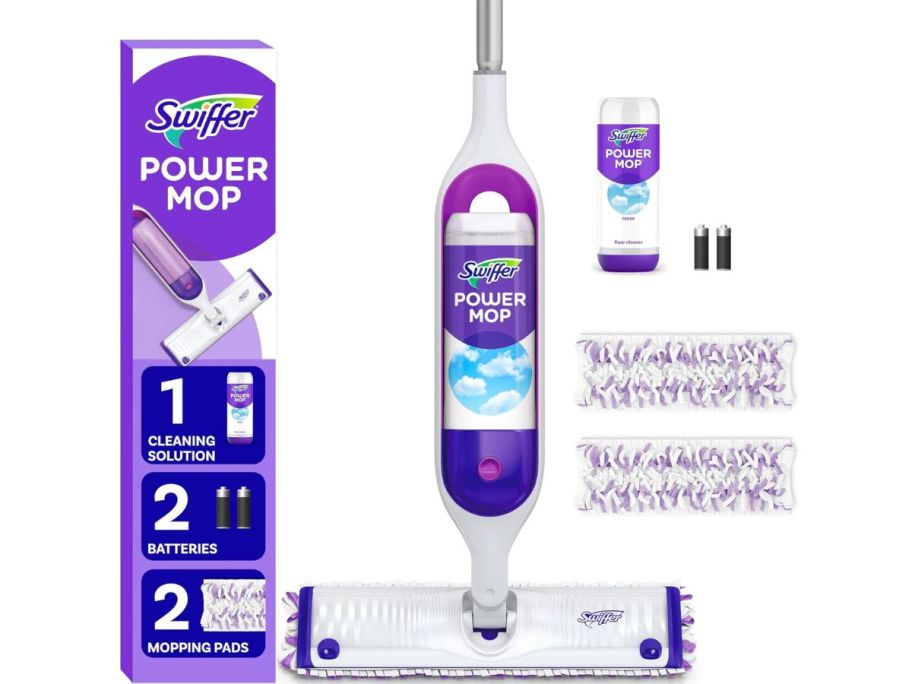 Swiffer Power Mop and accessories