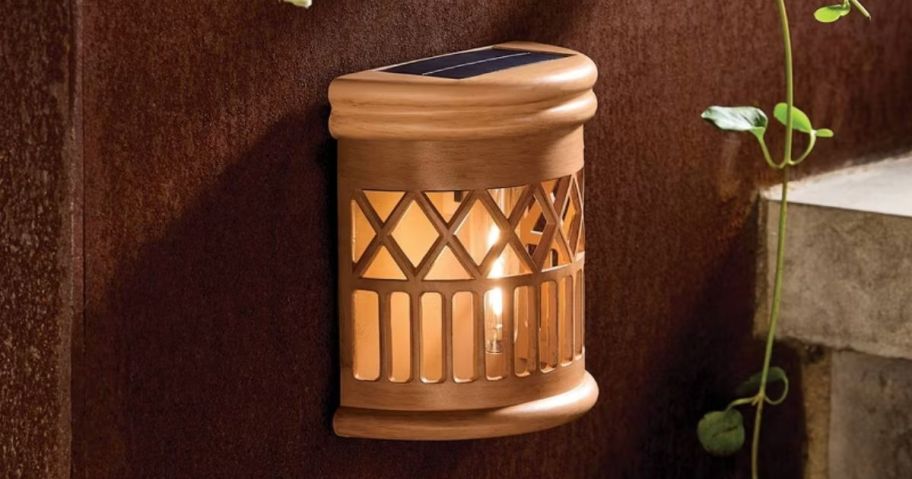 A Threshold solar lantern from Target