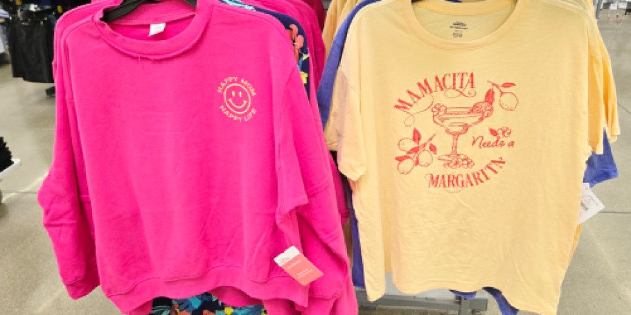 Mother’s Day Shirts & Sweatshirts Spotted at Walmart (Includes Dog Moms!)