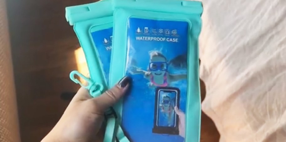 Waterproof Phone Pouch 2-Pack Just $2.49 on Amazon
