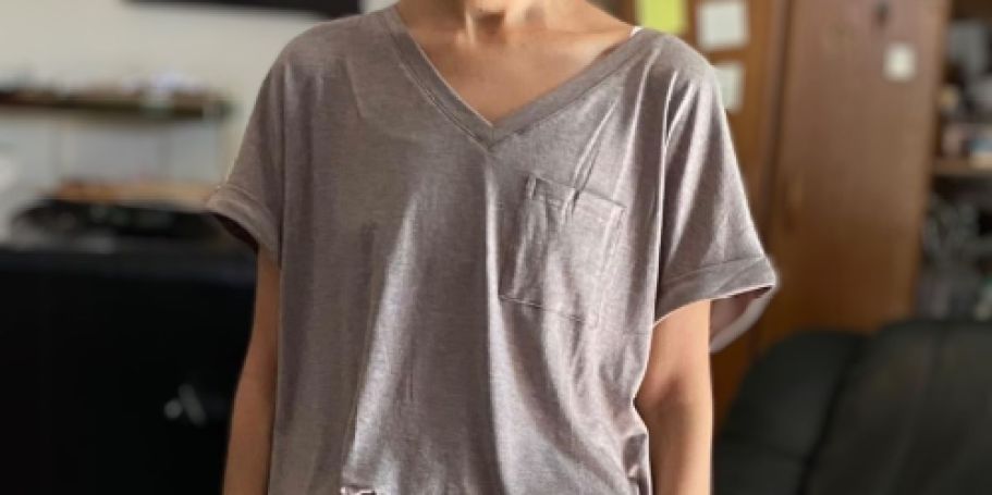 Women’s V-Neck Shirt Only $6.99 on Amazon (Easy Summer Staple!)