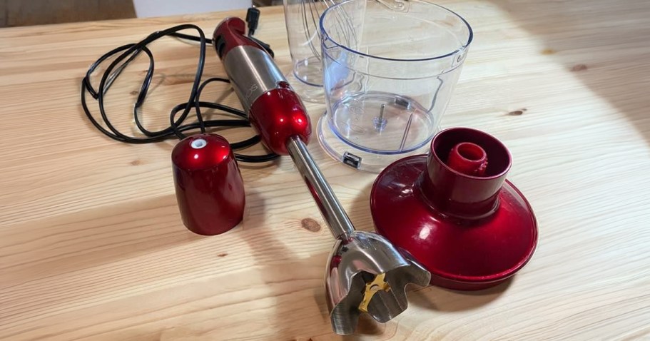 Immersion Blender Only $19.99 Shipped on Amazon (Reg. $46) | Blends, Froths, Chops, & Whisks!