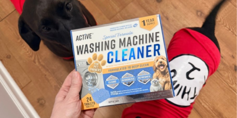 Active Washing Machine Cleaner 1-Year Supply Only $11.96 on Amazon – NEW Pet Owner Formula!
