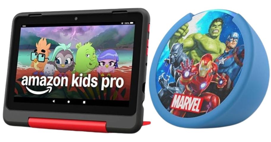 Fire HD 8 Kids Pro Tablet and Echo Pop 