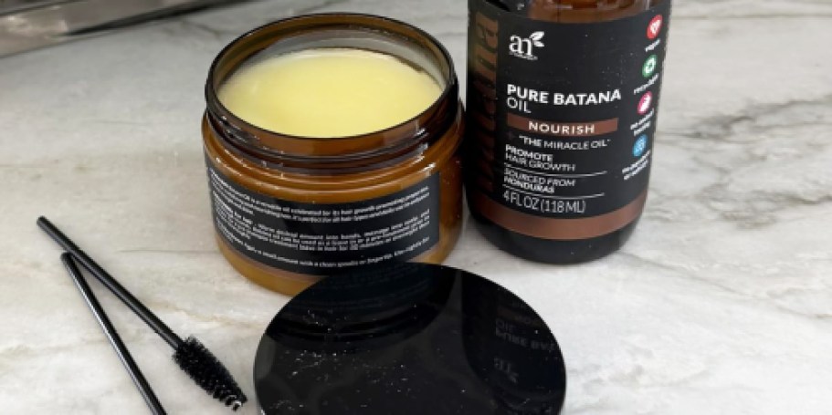 Artnaturals Batana Oil Hair Growth Kit Just $9.98 Shipped on Amazon | Apply to Hair, Brows, & Lashes
