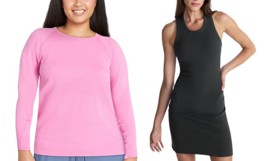 Avia activewear pink long sleeve and dress