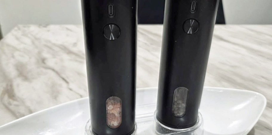 Electric Salt & Pepper Grinder Set Just $11.99 on Amazon
