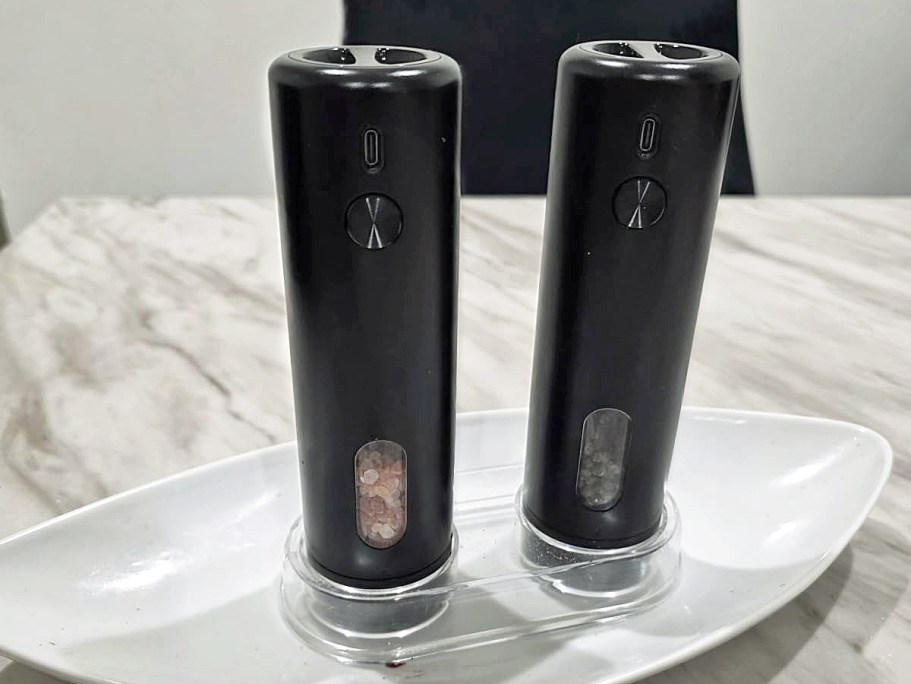 Electric Salt & Pepper Grinder Set Just $11.99 on Amazon