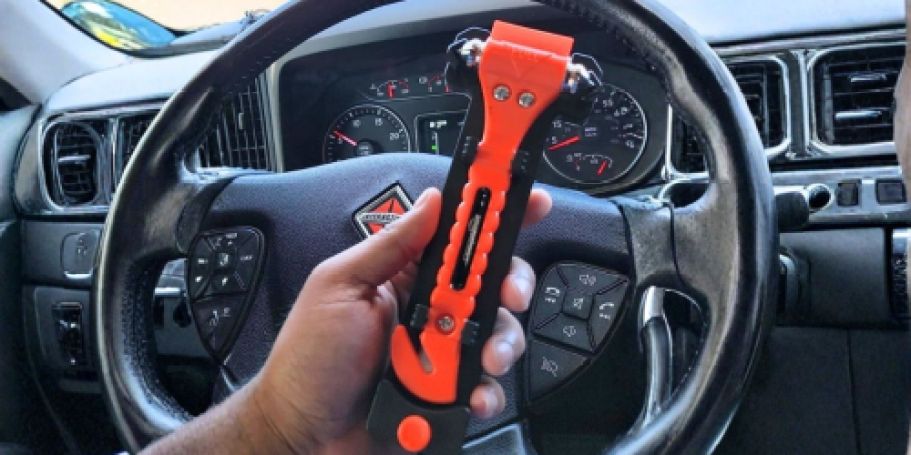 TWO Car Window Breakers Only $6.99 on Amazon (Reg. $10)