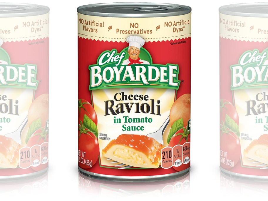 Chef Boyardee Cheese Ravioli in Tomato Sauce