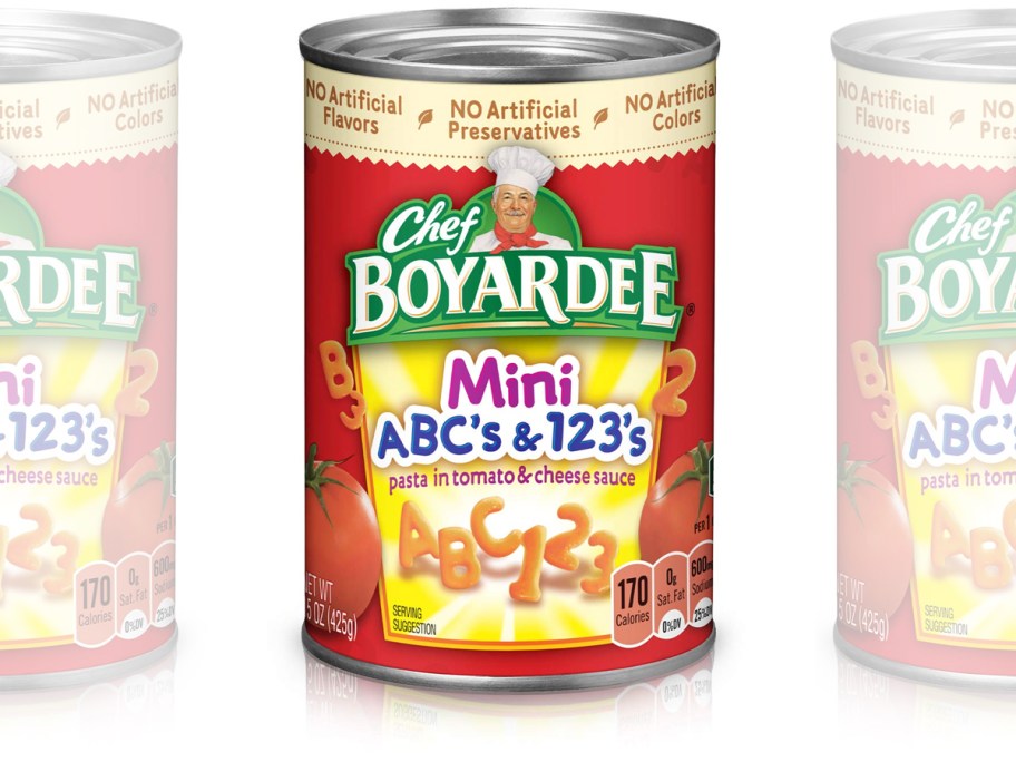 Chef Boyardee Mini ABC's and 123's Pasta