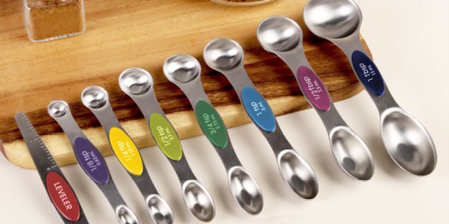 Magnetic Measuring Spoons 8-Piece Set Only $5.99 on Amazon (Reg. $10)