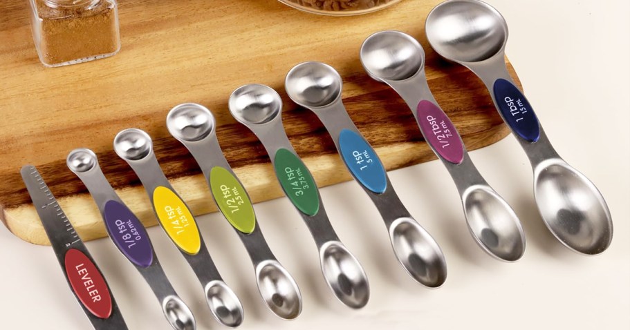 Magnetic Measuring Spoons 8-Piece Set Only $6.99 on Amazon (Reg. $10)