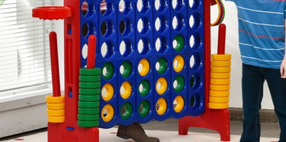 Giant 4-In-A-Row Game w/ Basketball Hoop Only $49.99 Shipped on Walmart.com (Reg. $90)
