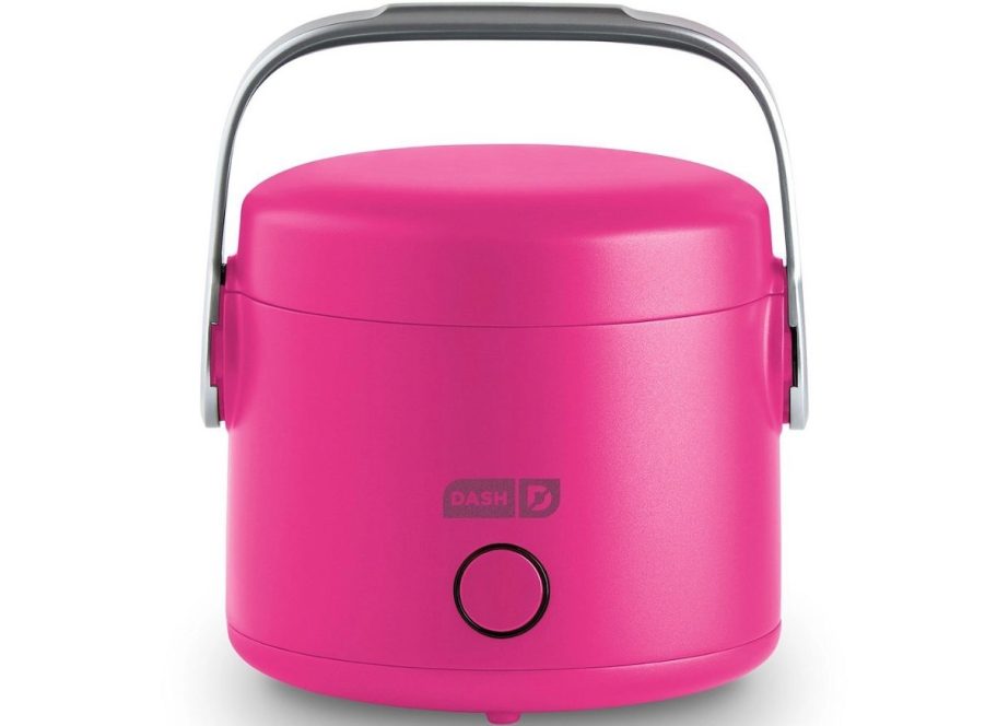 a hot pink food warmer